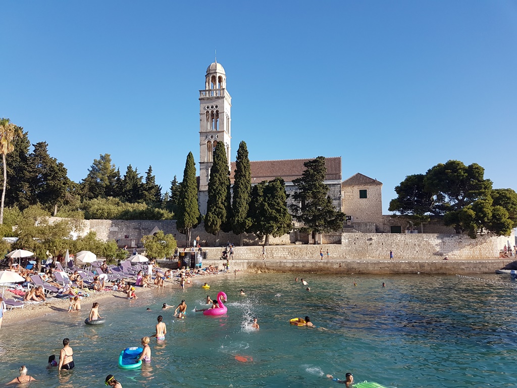 Hvar town beach