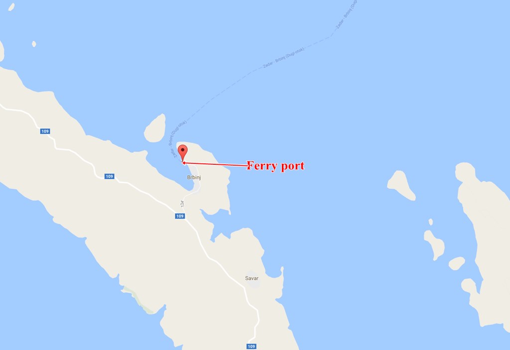 Brbinj ferry port