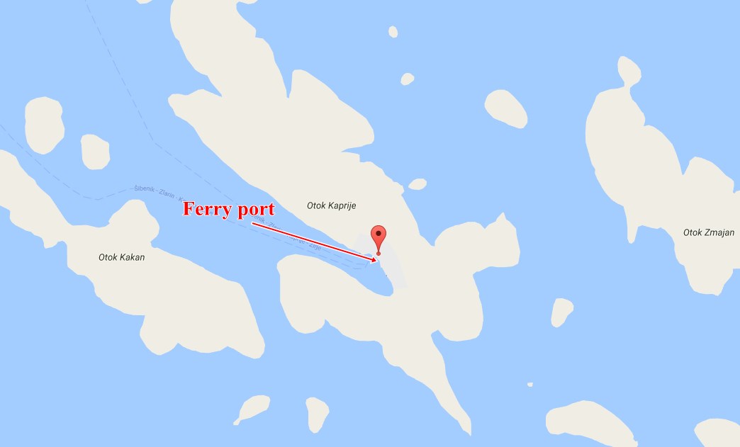 Kaprije ferry port