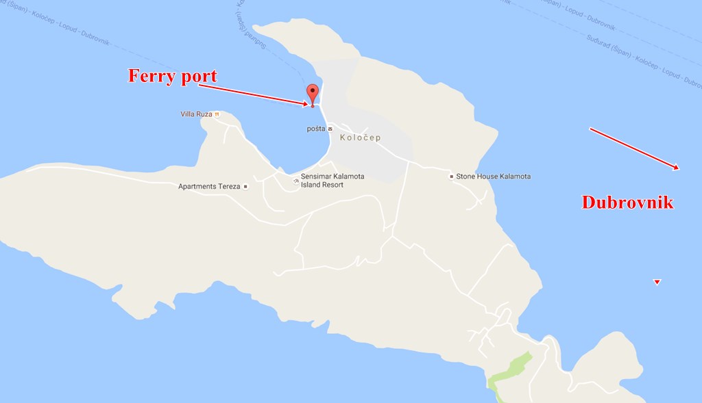 Kolocep ferry port