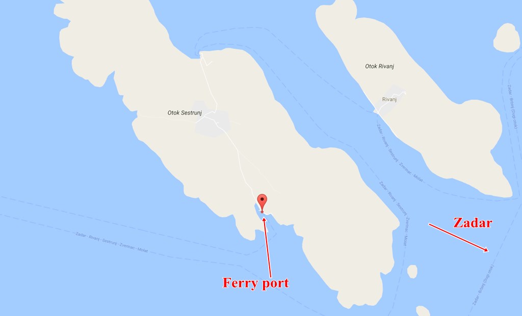 Sestrunj ferry port