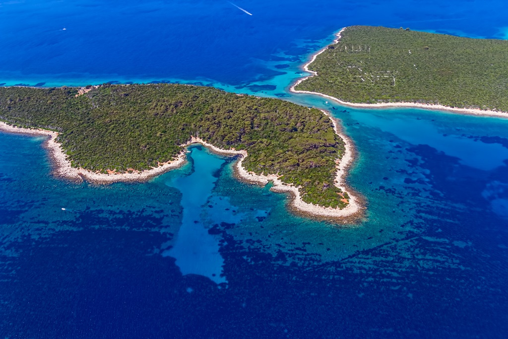 Losinj aerial view