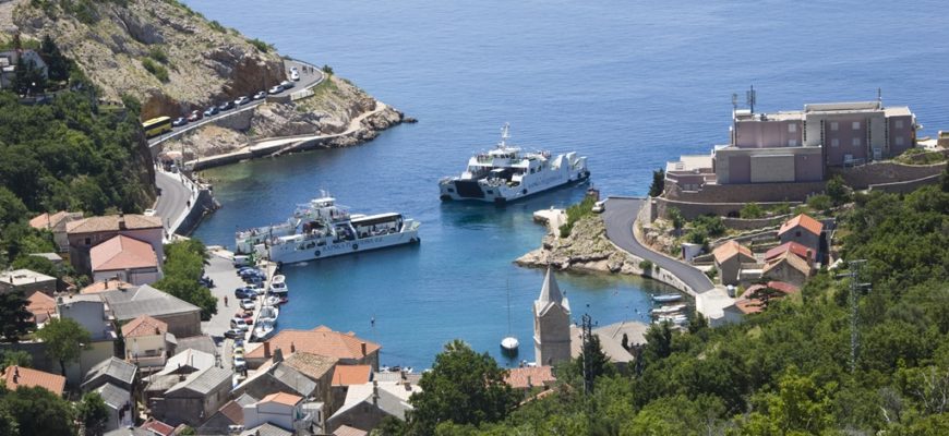 Rab ferry port