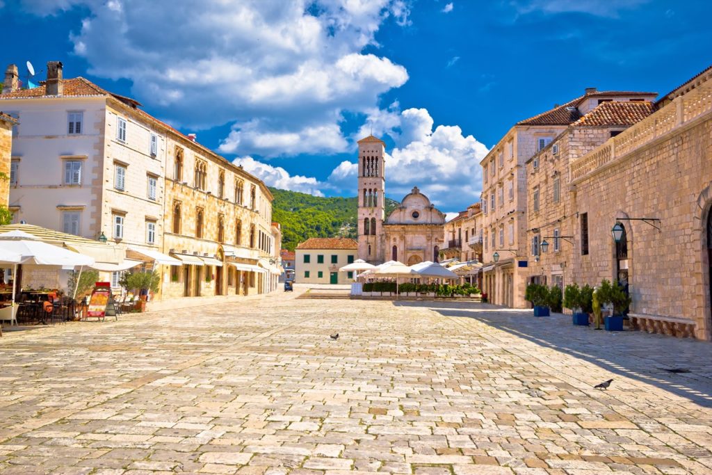 Hvar town main square