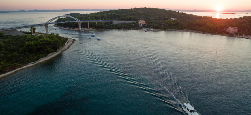 Mali Zdrelac Bridge Ugljan Island