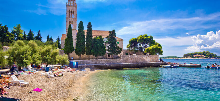 Hvar Island beach