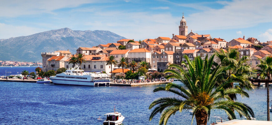 Korcula ferry port