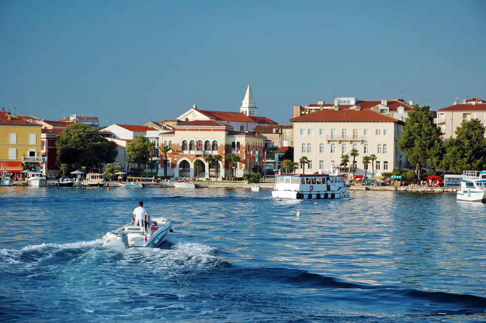 Port and water front in Porec