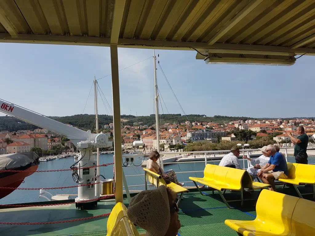 On the ferry from Split to Supetar on Brac
